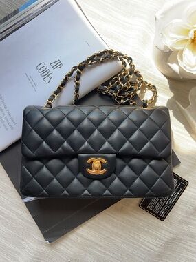 Chanel Classic Small Double Flap Bag Black
